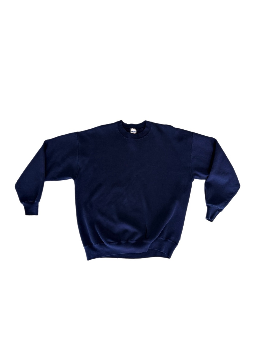 Vintage 90s BIKE Athletic Black Blank Crewneck Sweatshirt